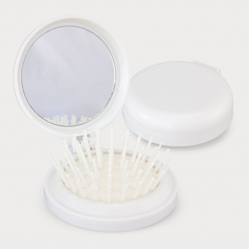 Compact Brush with Mirror