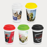 Aztec Double Wall Coffee Cup (Full Colour) image