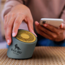 Limestone Bluetooth Mini Speaker+in use