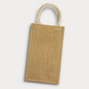Serena Jute Double Wine Carrier+back