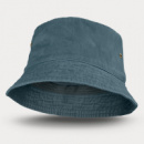 Stone Washed Bucket Hat+Blue