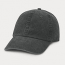 Stone Washed Cap+Black