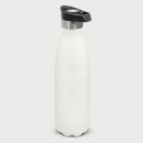 Mirage Powder Coated Vacuum Bottle Push Button Lid+White